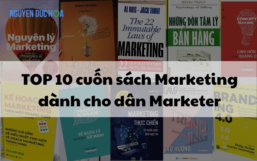 Top 10 cuốn sách hay gối đầu dành cho Markerter